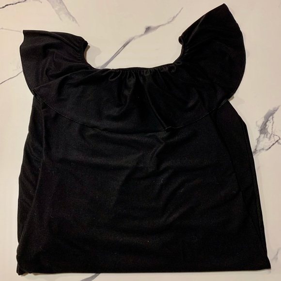 off shoulder cocktail dress - Picture 3 of 8